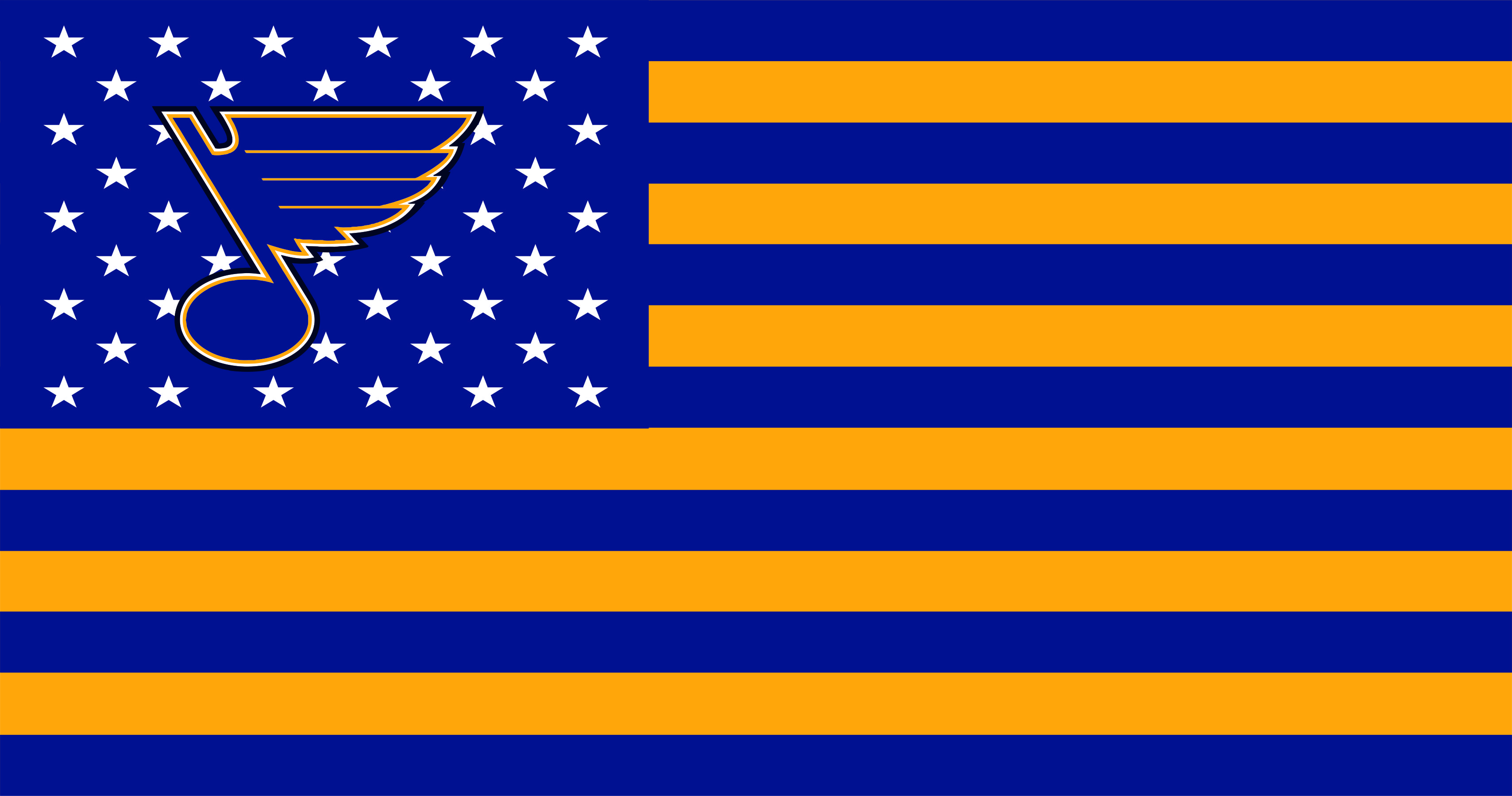 st. louis blues Flag001 logo iron on paper